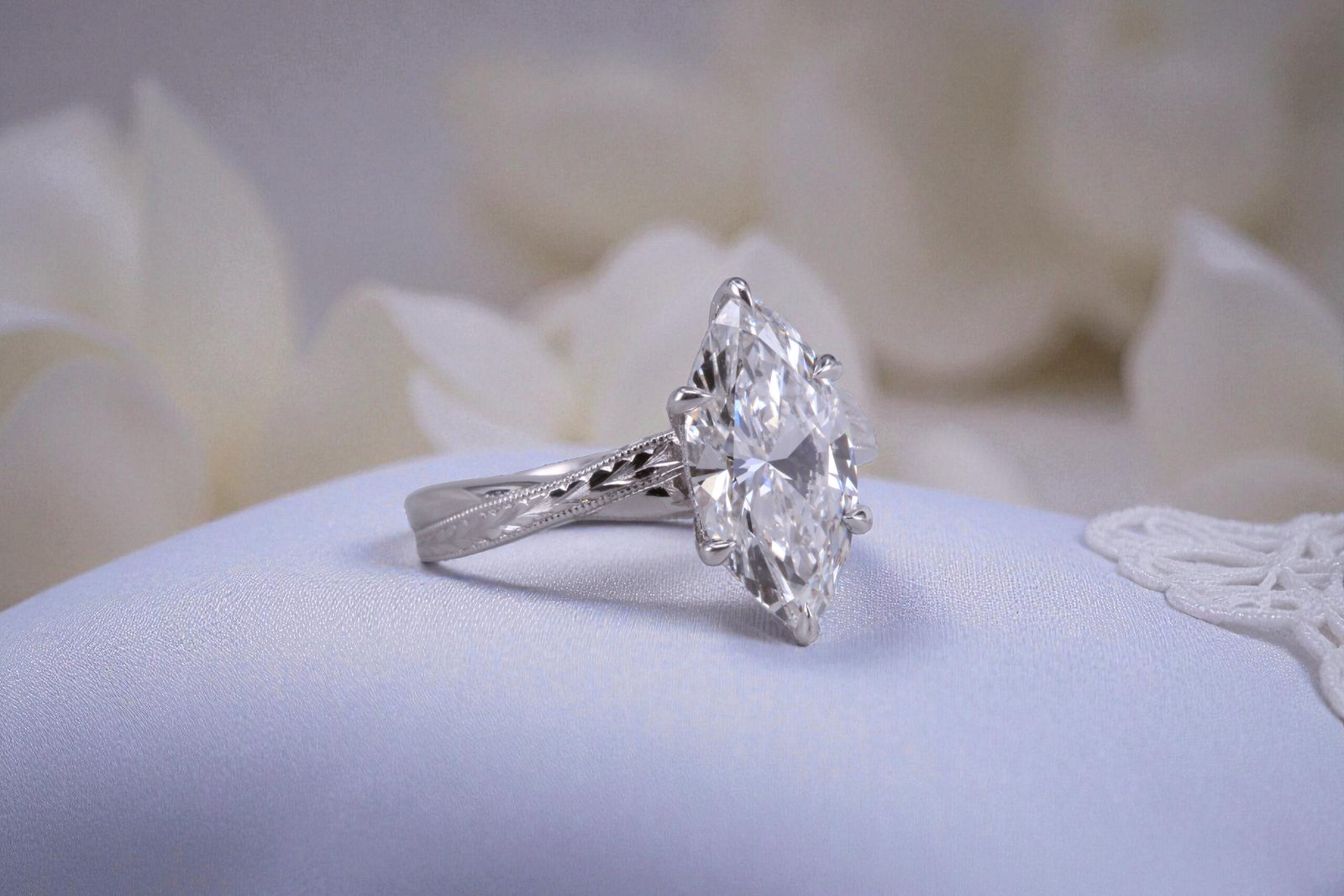 Custom split band diamond ring for Del Mar couples